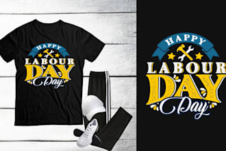 do trendy t shirt design in 4 hour