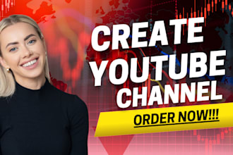 do youtube channel create and setup with fully optimize