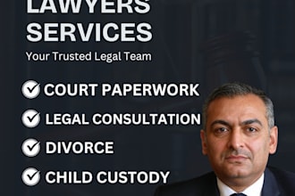 be your US family lawyer for self representing litigants, legal consulting