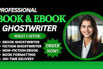 ghostwrite 30k fiction and non fiction ebook, short story, romance erotic story