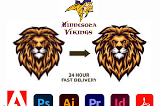 edit, modify, change, recreate, vectorize your logo, image make transparent png