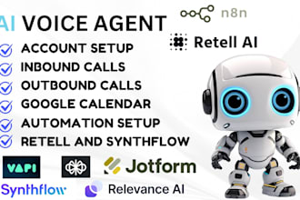 build retell synthflow twilio vapi bland n8n make ai voice and sms chatbot