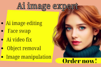 do background removal or replacement and retouch your image