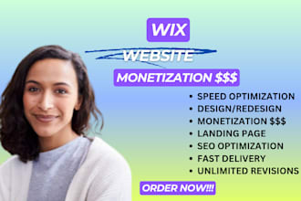 do wix website monetization to show ads and earn income