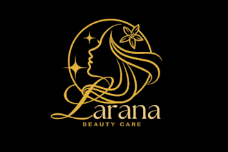 draw modern luxury fashion and beauty brand logo