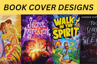 do romance book cover, children book cover, ebook  cover, amazon kindle