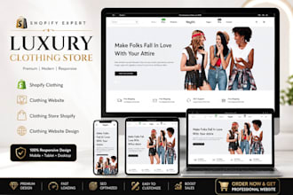 luxury clothing store, shopify clothing, clothing website