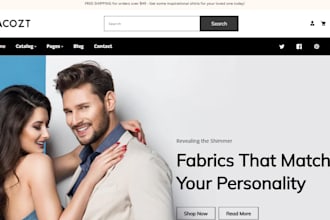luxury shopify website, luxury fashion website, luxury clothing store