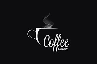 create a coffee brand , coffee logo and coffee flyer for your cafe