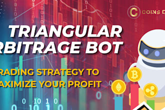 build crypto arbitrage bot, triangular arbitrage bot, dex arbitrage trading bot