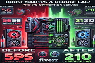 optimize, tweak, fix, overclock your pc for gaming, streaming warzone, fortnite