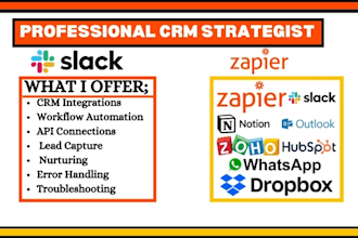 integrate slack with zapier dropbox whatsapp notion hubspot zoho outlook chatgpt