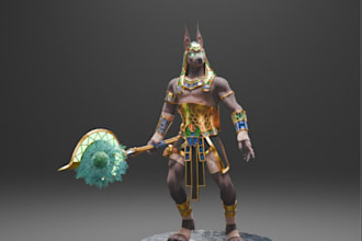 sculpt 3d realistic action figure for 3dprinting, 3d articulated model, 3d minis