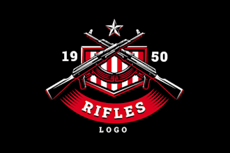 draw military patch, tactical or army logo