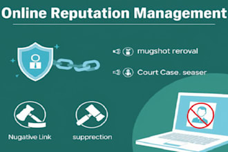 permanently remove negative link, mugshot, court case, online reputation