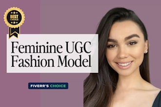 be your feminine ugc fashion model
