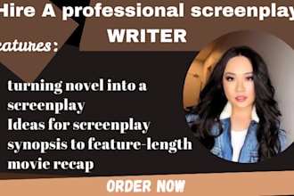 do screenplay, screenwriting, movie script writing, scriptwriter