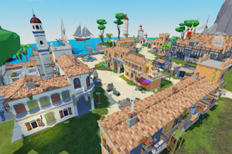 create roblox map, tycoon map, terrain map, ugc asets,city map, roblox buildings