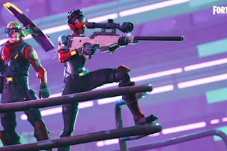 fortnite map game promotion, steam game and roblox game advertising