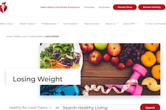 design weight loss website fitness website health and fitness health supplement