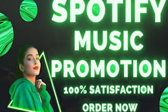do organic spotify music promotion by creating and running ads