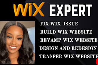 fix wix website redesign design wix website design wix website revamp clone wix