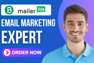 design mailerlite brevo newsletter email template automation and landing page