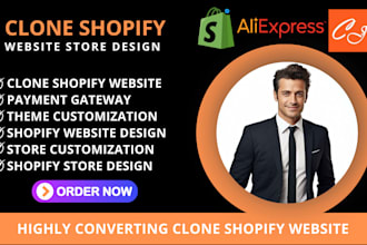 design shopify store clone shopify website ecommerce revamp dropshipping store