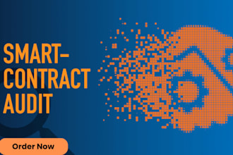 create a secure and optimized smart contract with full audit for eth, sol, bsc
