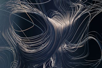 do bold 3d abstract animation motion graphics nft animation