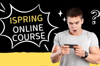 design elearning course using ispring