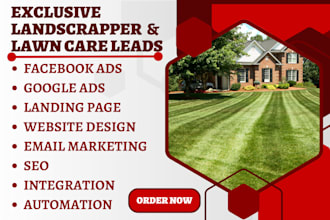 generate high converting leads for landscaping lawn care junk remover websites