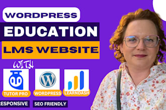 build fix wordpress lms website membership website elearning website lms bug fix