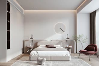 render white residential house,cgi modern bedroom,villa with pool,outdoor design