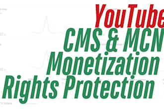 manage your youtube cms and mcn for monetization and rights protection