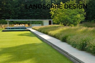 do site plan, landscape design, backyard design as a landscape architect
