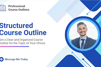 create a detailed course outline with modules and lessons