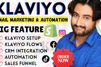 setup klaviyo shopify email automation marketing flows design email template