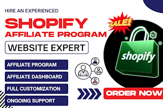 setup uppromote goaffpro shareasale for shopify affiliate marketing program sale