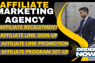 do affiliate marketing affiliate recruitment and promote  your affiliate program