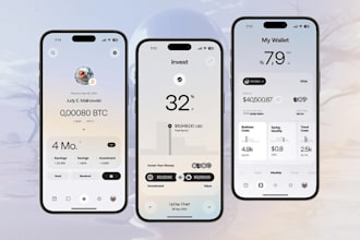 create crypto wallet app, erc20,bep20,sol token wallet app, and crypto exchange