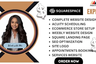 build professional squarespace website ecommerce development