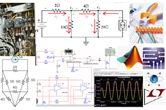do electrical engineering and circuit analysis related tasks and projects