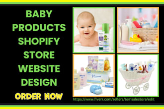 design baby products shopify store nature baby store clothing bedding website