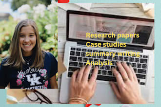 conduct in depth research, case studies  and internship reports