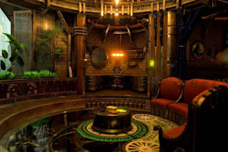 make custom vrchat world, vrc world, metaverse world, 3d environmnet, 3d world