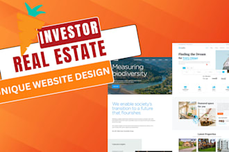 design investor carrot website for real estate investors with SEO optimization