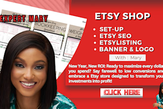 etsy shop setup, etsy digital product design, etsy seo listing, etsy promotion
