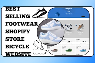 design highly profitable footwear shopify store sneakers store footwear website