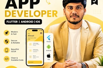build android and ios apps using flutter
